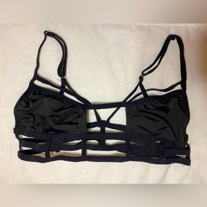 Black Geometric Bralette